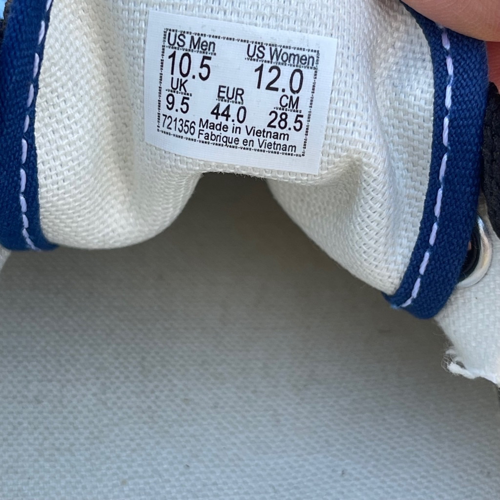 Vans Authentic Lightning Blue & Black Skate Shoes unisex new no box - Picture 8 of 9